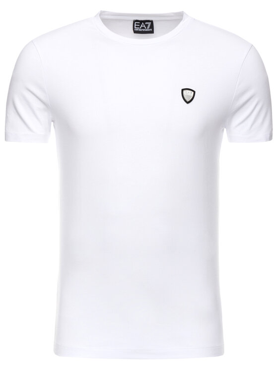 EA7 Emporio Armani EA7 Emporio Armani T-Shirt 8NPTL7 PJ03Z 1100 Bílá Regular Fit