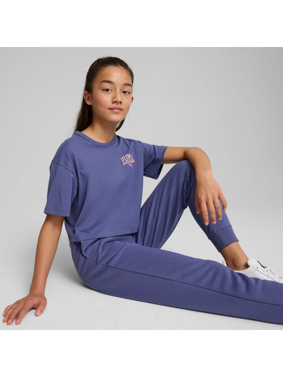 Puma Puma T-Shirt 685827 Fioletowy Regular Fit