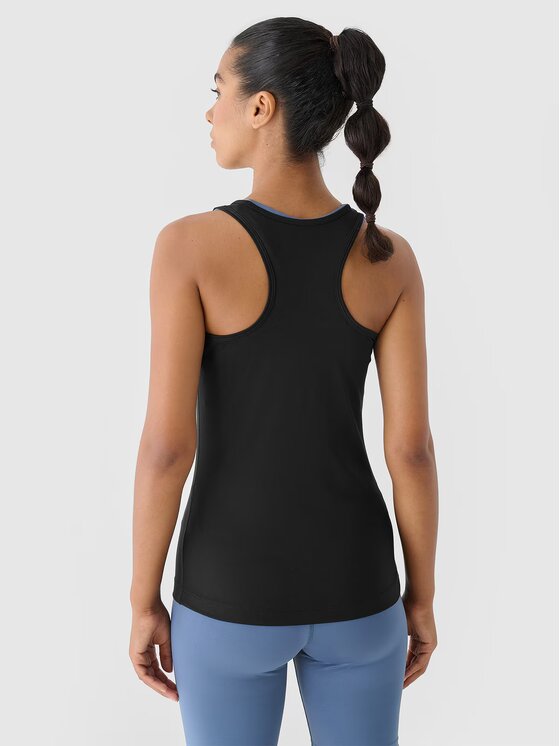 4F 4F Top 4FWAW24TFSLF411-20S Čierna Slim Fit