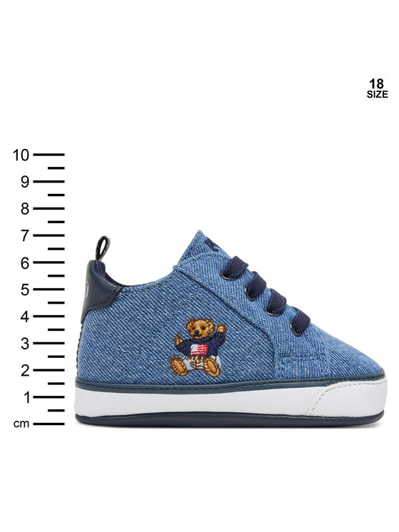 Polo Ralph Lauren Polo Ralph Lauren Παπουτσάκια μωρού Quilton Bear Gore RL03477430 Σκούρο μπλε