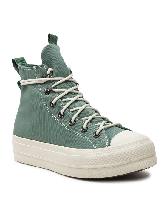 Converse Converse Kedas Chuck Taylor All Star Lift Platform Play On Utility A08864C Zaļš