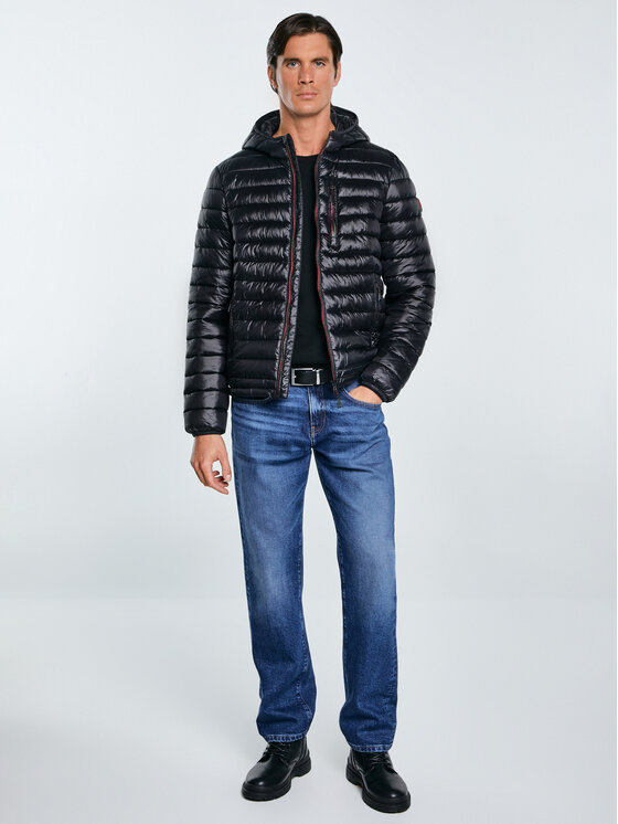 BIG STAR BIG STAR Kurtka zimowa HORP Czarny Basic Fit