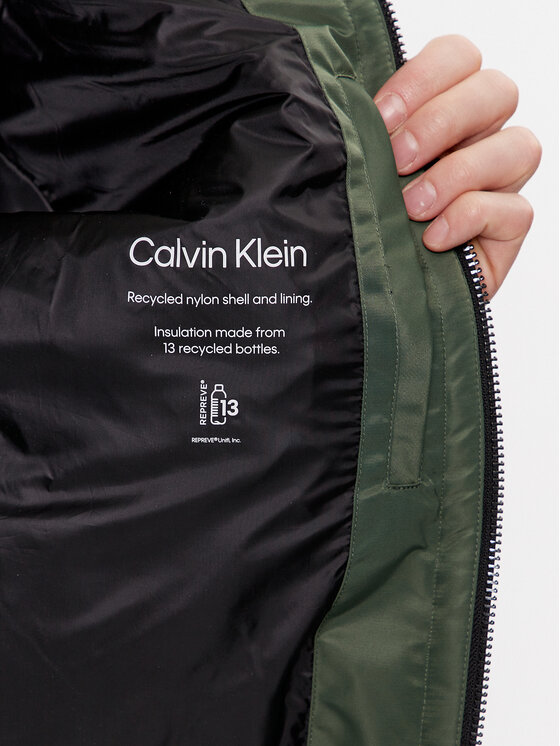 Calvin Klein Calvin Klein Яке бомбър Hero K10K109907 Зелен Regular Fit