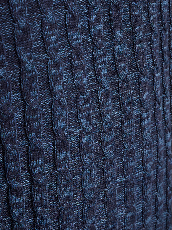 INDICODE INDICODE Sweater Rufus 35-026 Sötétkék Regular Fit