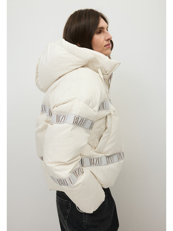 BIZUU BIZUU Kurtka puchowa TOKYO PUFFER WINTER JACKET Biały Standard Fit