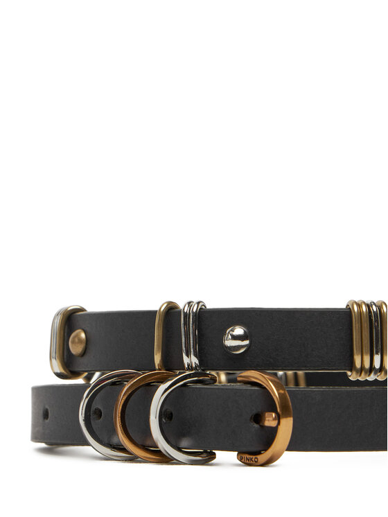 PINKO PINKO Pasek Damski Cerise H1.5 Belt 20251 PLT01 104587 A2BA Czarny