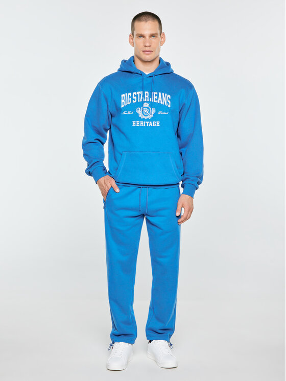BIG STAR BIG STAR Spodnie dresowe MELANN Niebieski Basic Fit