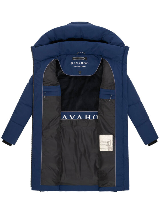 Navahoo Navahoo Kurtka zimowa Mondnebel Niebieski Regular Fit