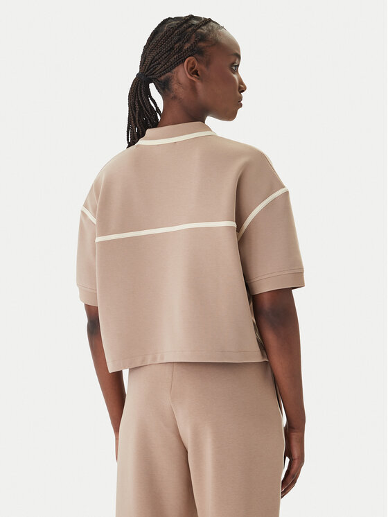 Guess Guess Polo majica V6GP01 K2945 Bež Oversize