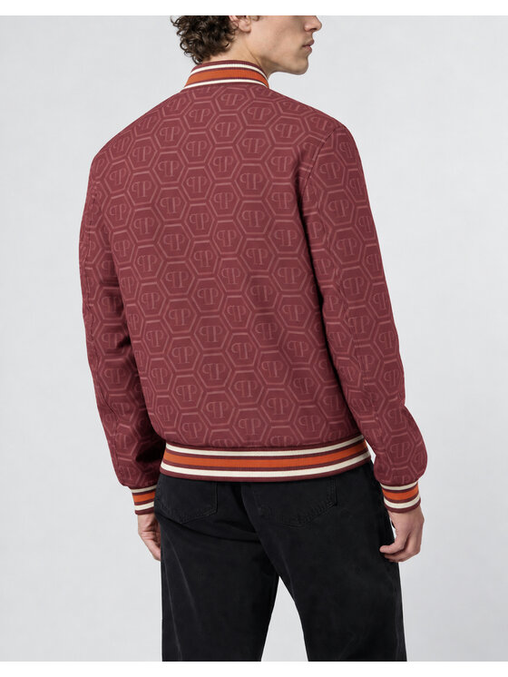 PHILIPP PLEIN PHILIPP PLEIN Bomber 31145 Bordeaux Regular Fit