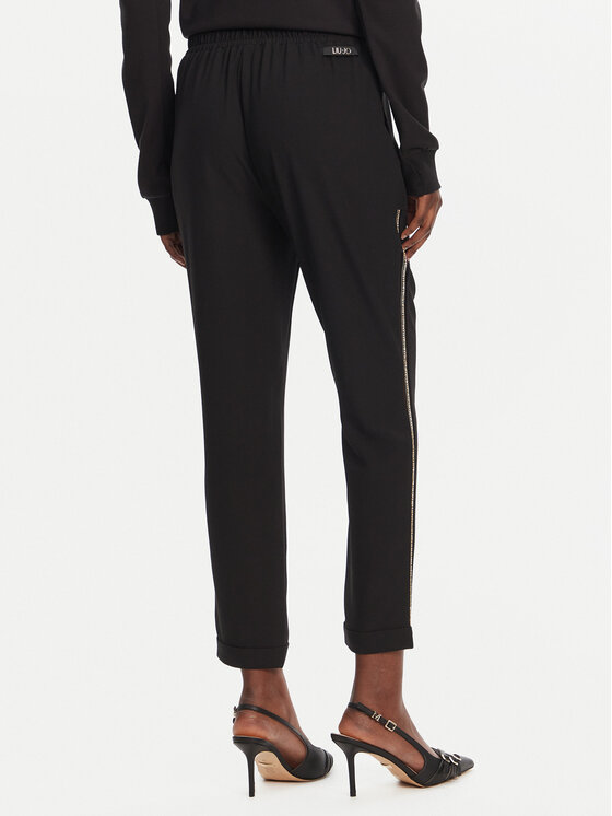 Liu Jo Sport Liu Jo Sport Παντελόνι υφασμάτινο TA5140 TS423 Μαύρο Regular Fit