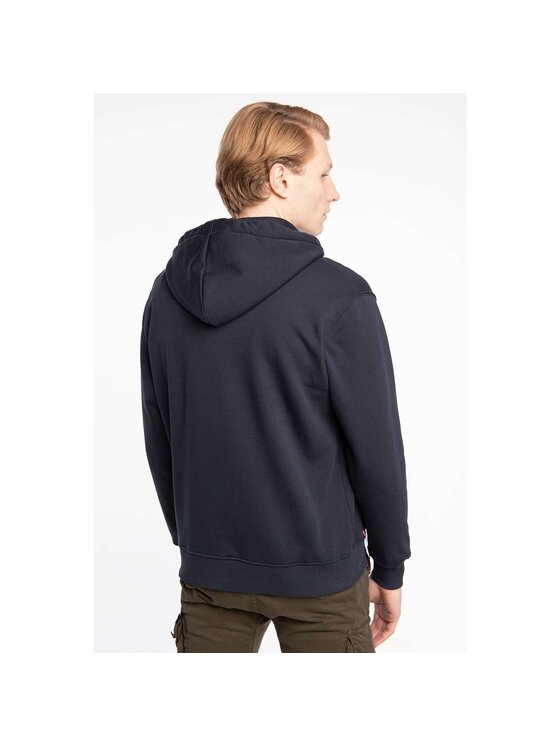 Alpha Industries Alpha Industries Bluza Basic Zip Hoody SL Czarny Classic Fit