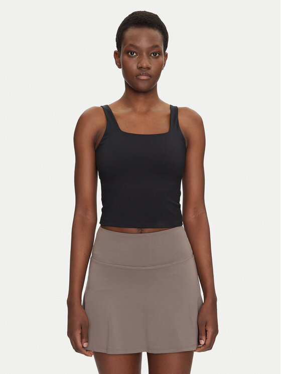 Girlfriend Collective Top Tommy 1045 Nero Slim Fit, taglia : S