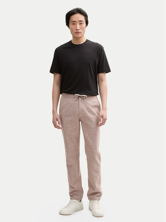 Tom Tailor Tom Tailor Штани з тканини 1044716 Бежевий Regular Fit