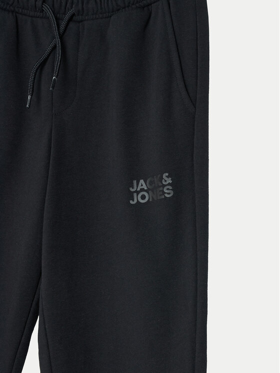 Jack&Jones Junior Jack&Jones Junior Spodnji del trenirke 12179798 Črna Regular Fit