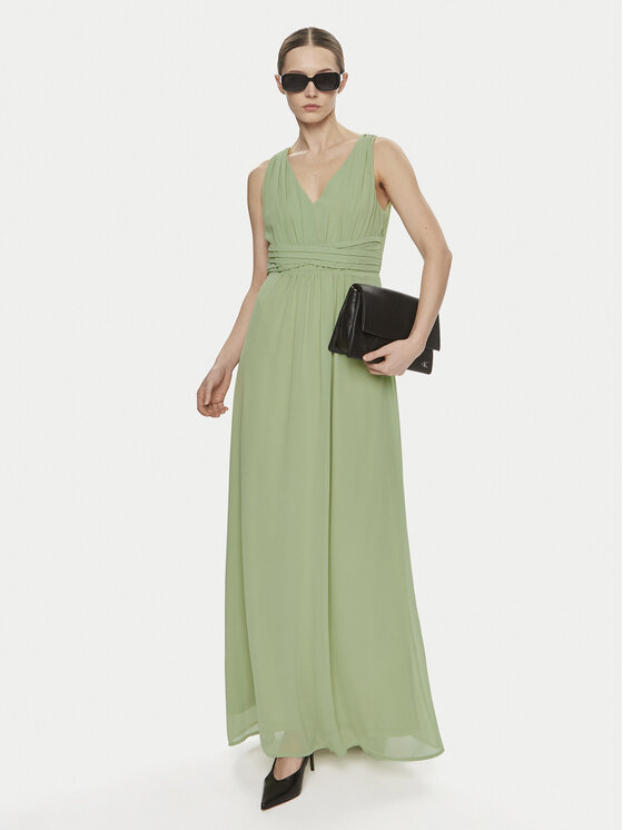 Vila Vila Abendkleid Karin 14094107 Grün Regular Fit