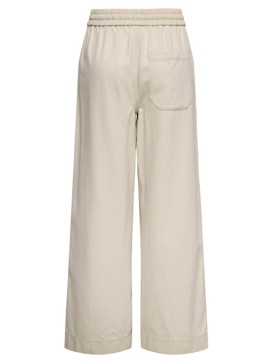 ONLY ONLY Штани з тканини Maisa 15367380 Бежевий Wide Leg