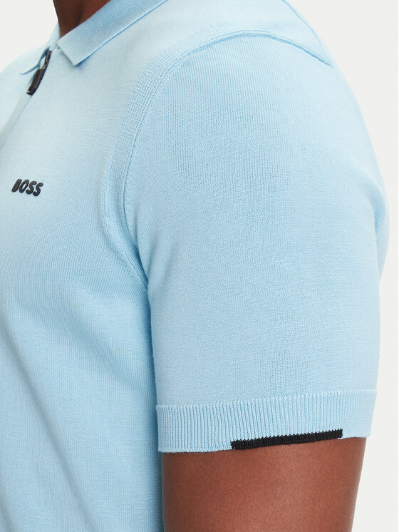 BOSS BOSS Polo majica K_Ever-X PS 50541961 Svetlo modra Regular Fit