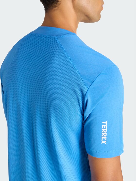 adidas adidas Koszulka techniczna Terrex Xperior CLIMACOOL Błękitny Regular Fit
