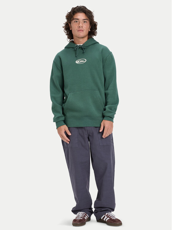 Quiksilver Quiksilver Bluză Salt Water Graphic EQYFT05126 Verde Regular Fit