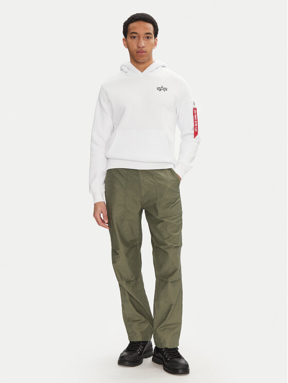 Alpha Industries Alpha Industries Mikina Signature Back Print 148341 Bílá Regular Fit