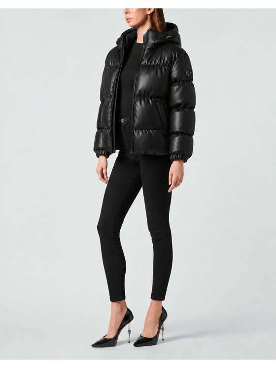 PHILIPP PLEIN PHILIPP PLEIN Bunda bomber 31551 Černá Regular Fit