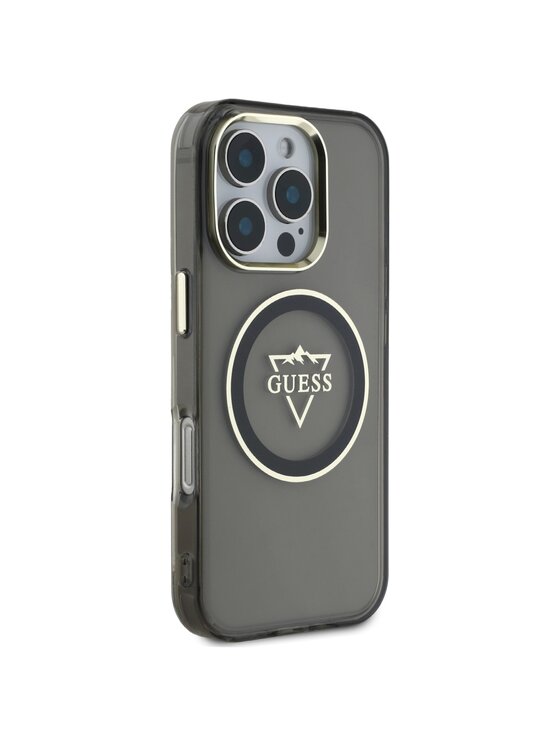 Guess Guess Etui na telefon Apple iPhone 16 Pro Max Czarny