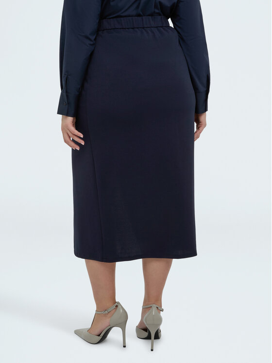 Fiorella Rubino Fiorella Rubino Gonna midi 1003L000516N034 Blu Regular Fit