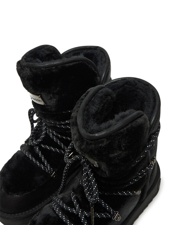 D.Franklin D.Franklin Stivali da neve Nordic Trk Fur DFSH370005 Nero