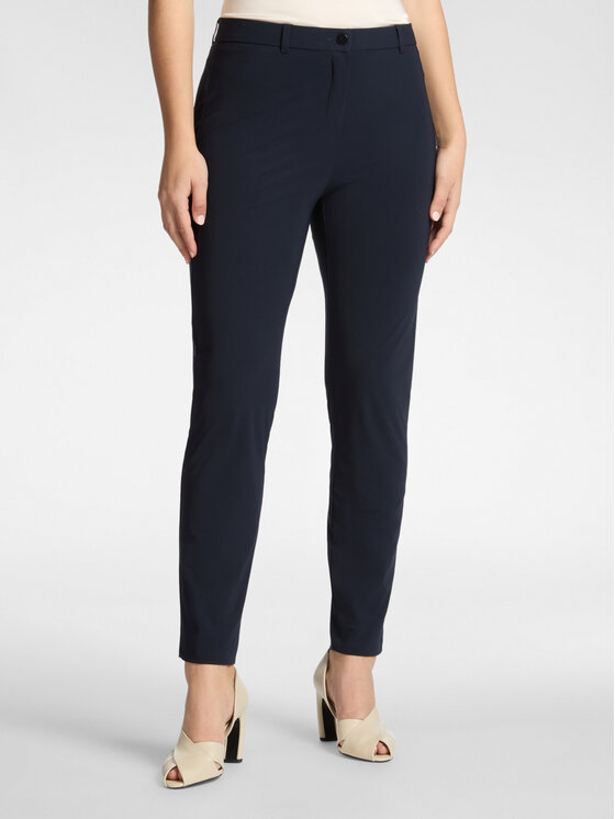 Elena Mirò Elena Mirò Spodnie materiałowe P193P000440N034 Niebieski Slim Fit