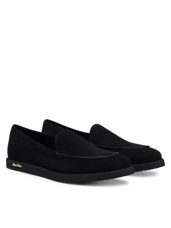 Max Mara Max Mara Mokasíny Softymoc 2524526251600 Černá