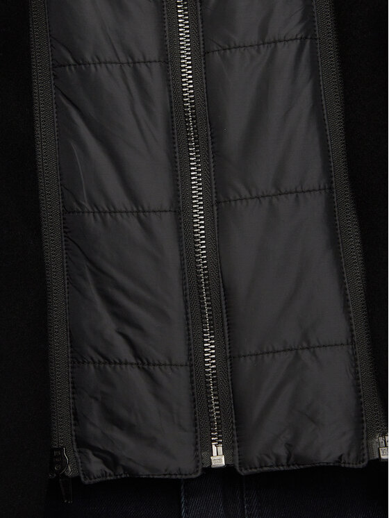 Hechter Paris Hechter Paris Palton de lână 45014 142270 Negru Regular Fit