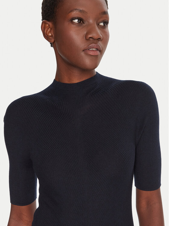 BOSS BOSS Rollkragenpullover Faleri 50542885 Dunkelblau Regular Fit