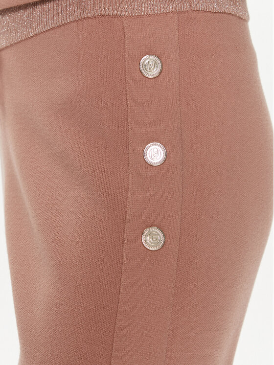 Liu Jo Sport Liu Jo Sport Spodnie materiałowe TF3207 MA63L Różowy Slim Fit