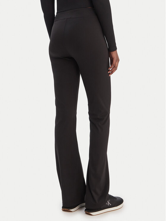 Tommy Jeans Tommy Jeans Leggings Kick DW0DW22110 Crna Flare Fit