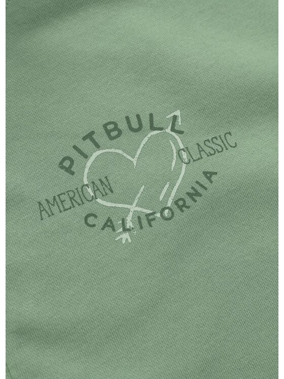 PITBULL PITBULL Bluza MANZANITA HEART Zielony Regular Fit
