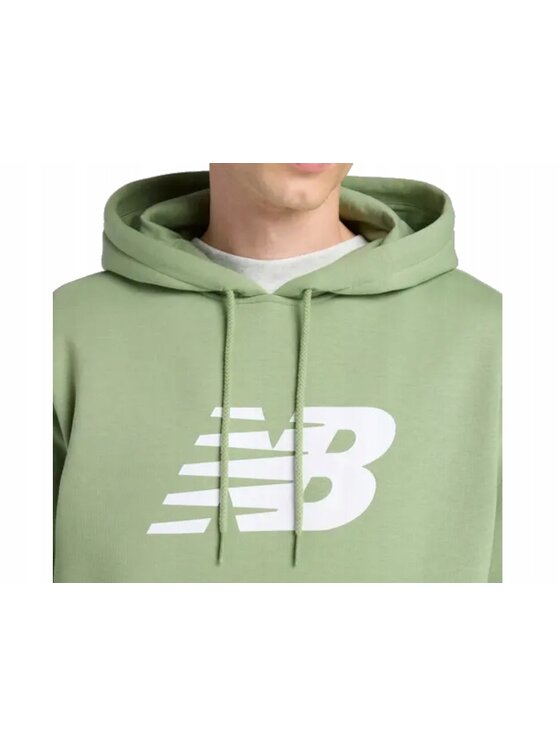 New Balance New Balance Bluza MT43904AAR Zielony Standard Fit