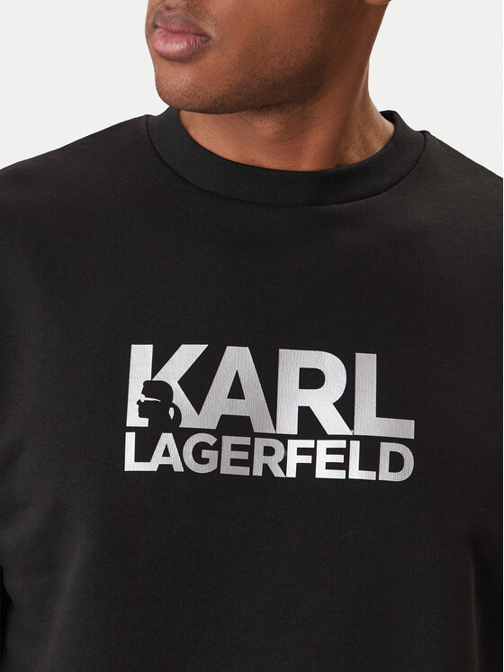 KARL LAGERFELD KARL LAGERFELD Mikina 705780 500917 Čierna Regular Fit