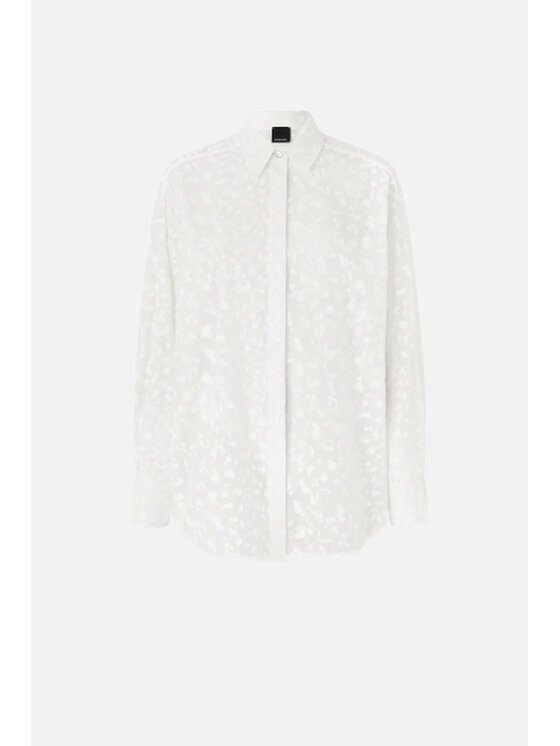 PINKO PINKO Πουκάμισο Chad Λευκό Oversize