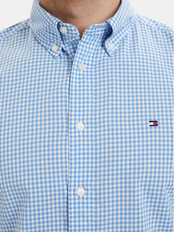 Tommy Hilfiger Tommy Hilfiger Koszula Poplin MW0MW43319 Niebieski Regular Fit