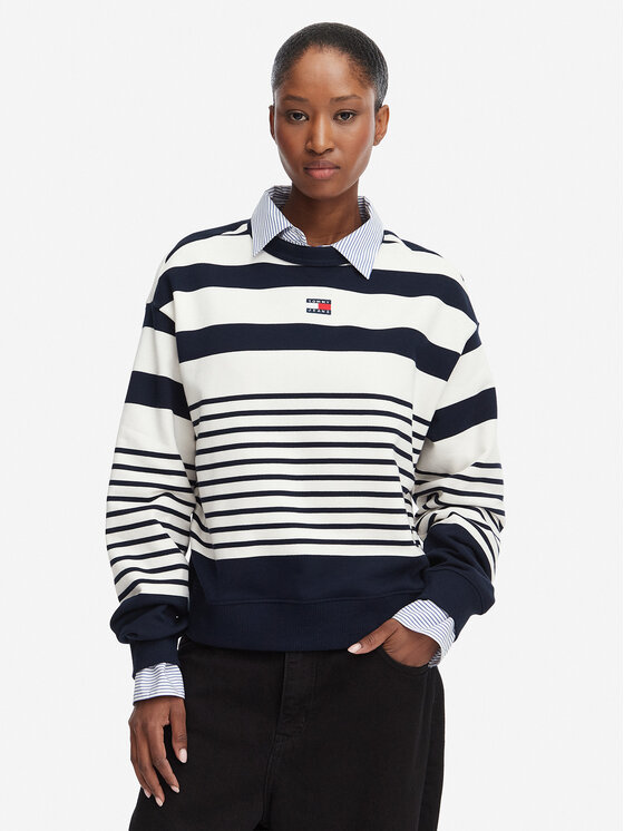 Tommy Jeans Hanorac DW0DW22824 Bleumarin Regular Fit