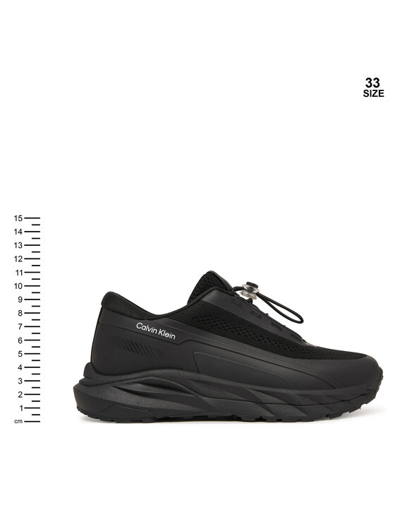 Calvin Klein Calvin Klein Сникърси Low Cut Lace-Up V3X9-83315-1903 S Черен
