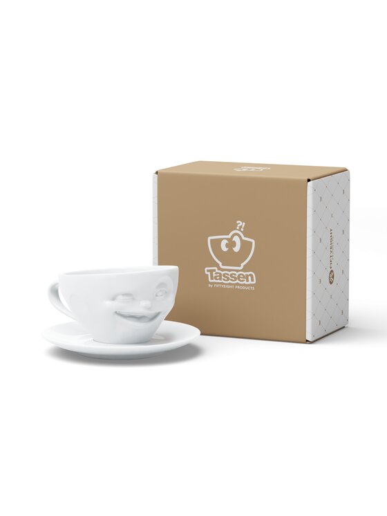 58 products 58 products Filiżanka ze spodkiem uniwersalna - Winking Biały