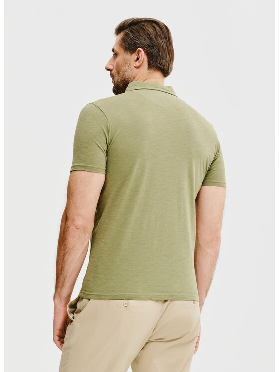 Pako Lorente Pako Lorente Polo P25SN-TX-006 Zielony Slim Fit