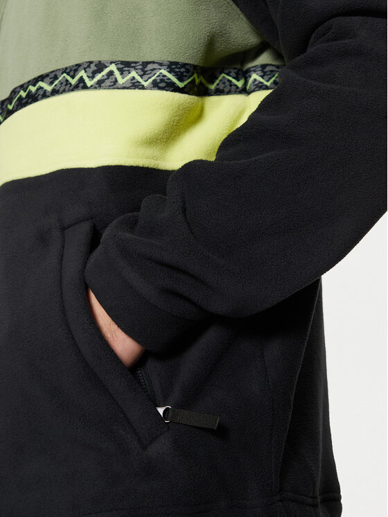 Quiksilver Quiksilver Флісовий реглан Champagne Powder EQYFT04978 Чорний Regular Fit