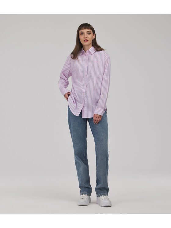 Lee Cooper Lee Cooper Koszula ROMA Różowy Oversize