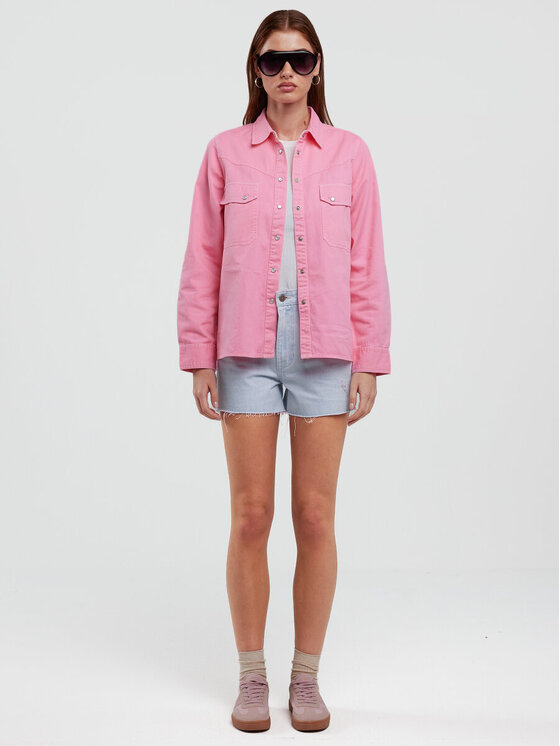 BIG STAR BIG STAR Szorty AUTHENTIC_GIRL_142_110 Niebieski Classic Fit
