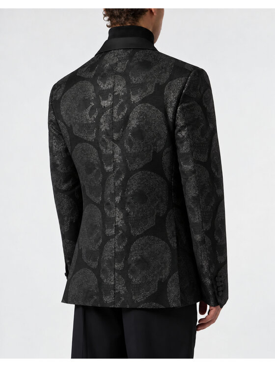 PHILIPP PLEIN PHILIPP PLEIN Marynarka 31559 Czarny Regular Fit