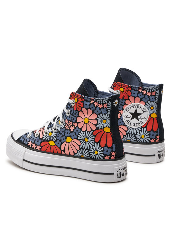 Converse Converse Teniși Chuck Taylor All Star Lift Platform Floral A08112C Colorat