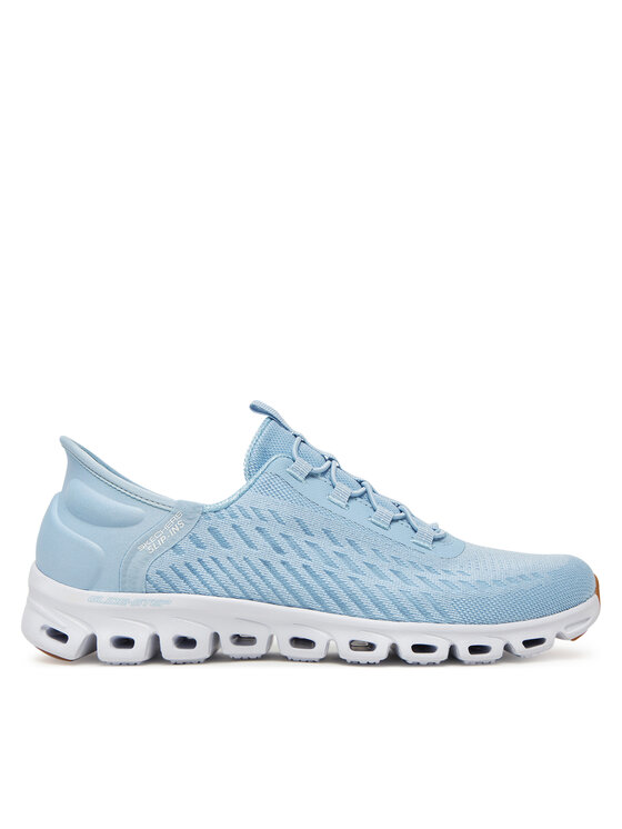 Damskie Sneakersy Skechers, Rozmiar 36.5, Błękitne, Glide-Step-Tranquility 104574/LTBL